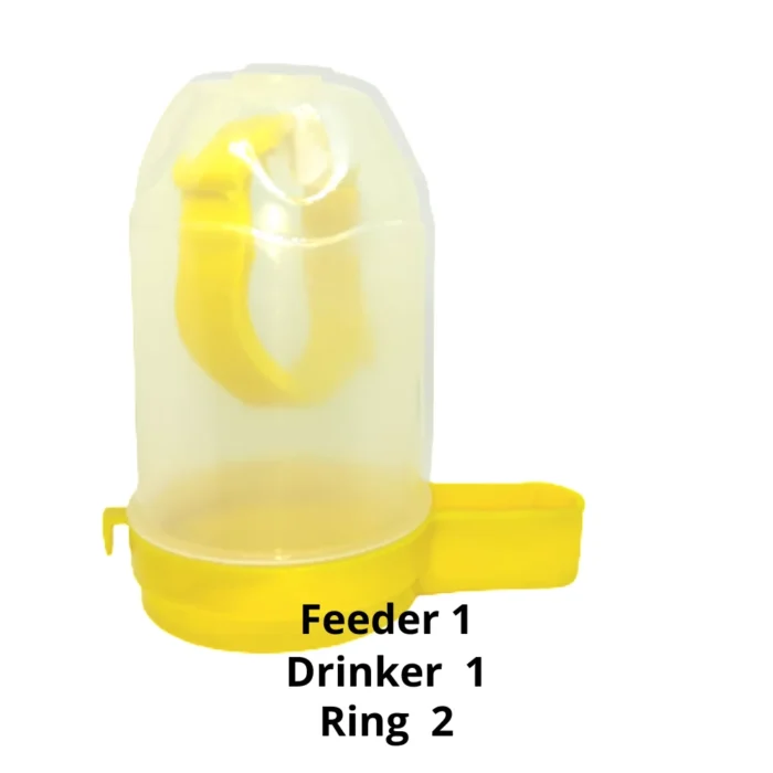 Birds Feeding Cup Bird Water and Food Hanging Feeder