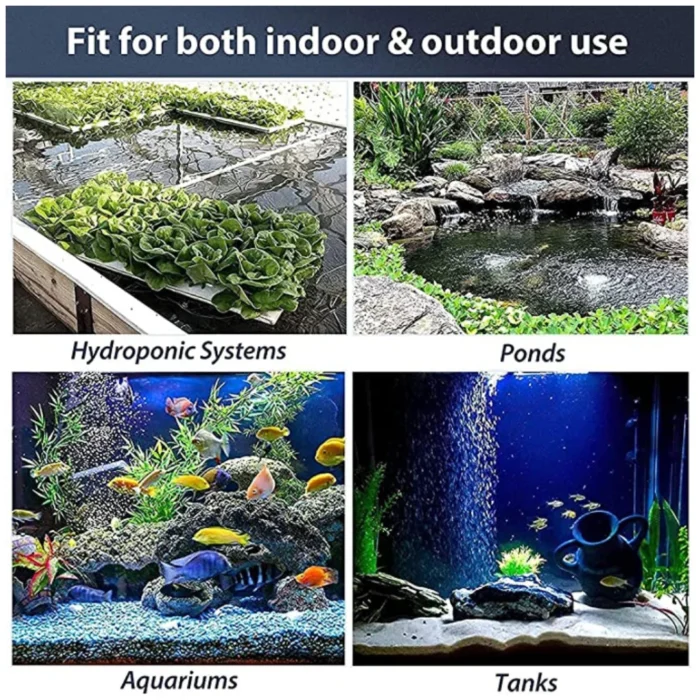KSH Store-Aquarium BL-108 Air Pump. Single Nozzle, 2 Speed, 3 Watt & 3.5 LMin. O2 TUBE 2METER,1 AIR STONE,2 CONTROLER,2+ CONECTOR,2T CONECTOR,2 I CONECTOR,2SUCTION CUP,3 INCH RING AIR STONE