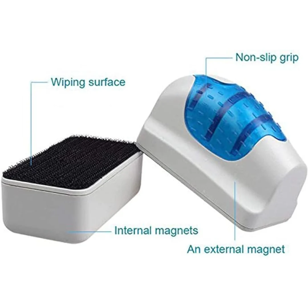 Medium Magnetic Aquarium Glass Cleaner, Algae Scraper for Fish Tank