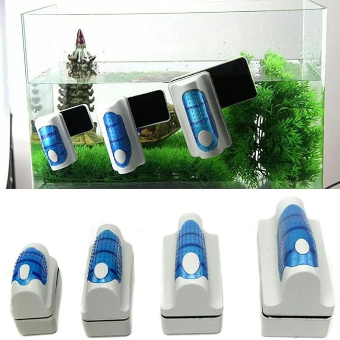 Medium Magnetic Aquarium Glass Cleaner, Algae Scraper for Fish Tank