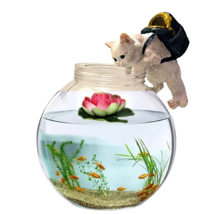 WHIE CAT BOWL