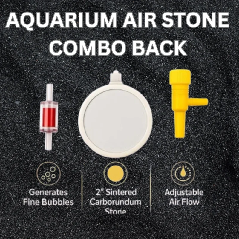 ROUND AIR STONE WITH CONNECTOR