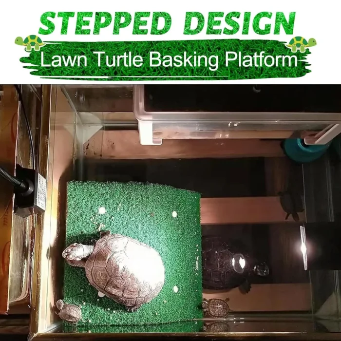 Turtle Loading Bar CP-120 Turtle Reptile Tortoise Moss Island Basking Climbing Platform ...
