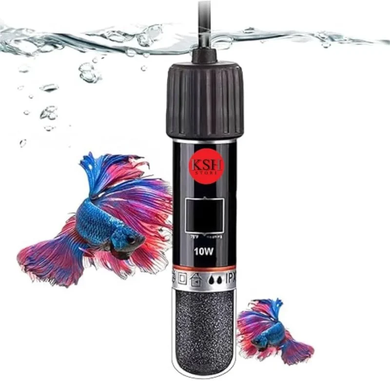 10W USB Submersible Aquarium Heater, 26°C Temperature Control, 47.24 cm Cable Length, Compact Design for 2.5L Small Fish Tanks (QUANLONG